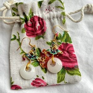 Brand New w/ Dust Bag Phineox Jade Summer Dangling Earrings